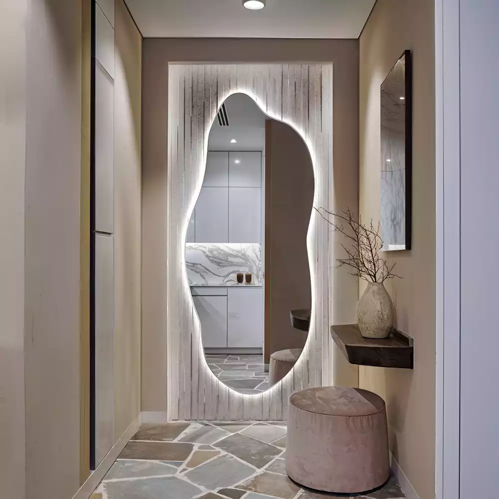 Štýlové zrkadlo s led osvetlením