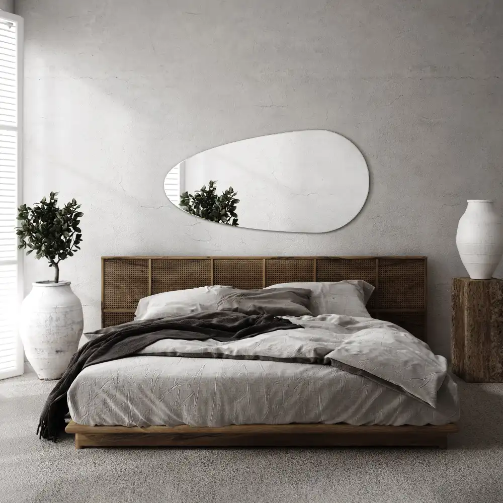 Nepravidelne zrkadlo kvapka nástenné