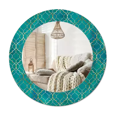 Okrúhle dekoračné zrkadlo na stenu Farebné zloženie