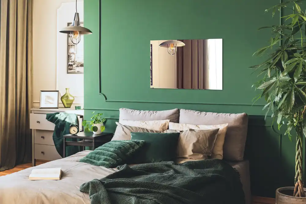 Obdžnikové zrkadlo bez rámu moderné