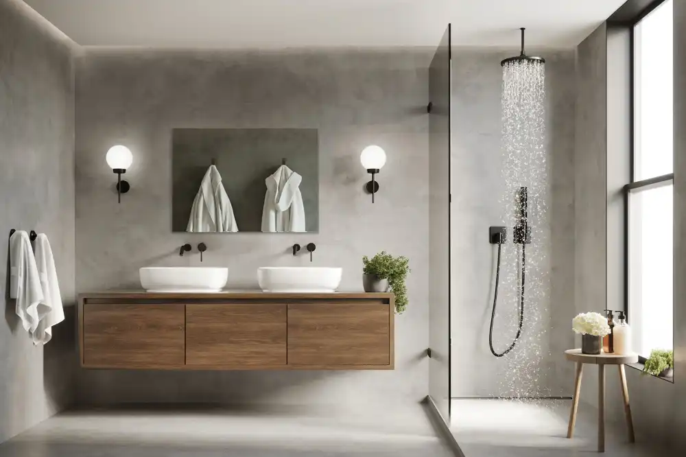 Obdžnikové zrkadlo bez rámu moderné