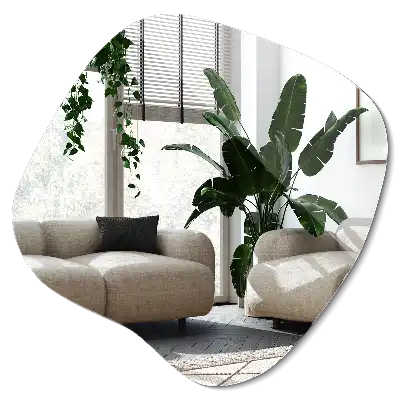 Zrkadlo v tvare škvrny efektowný doplnok