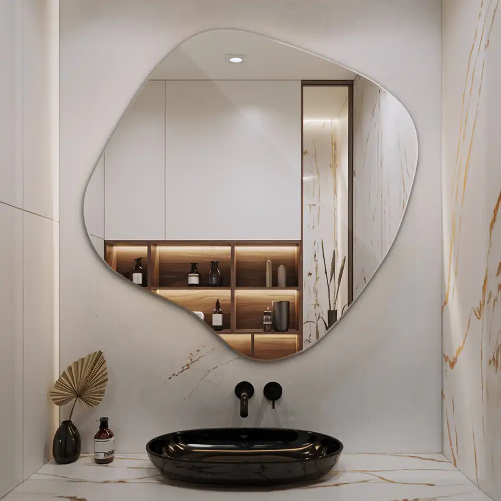 Zrkadlo v tvare škvrny efektowný doplnok