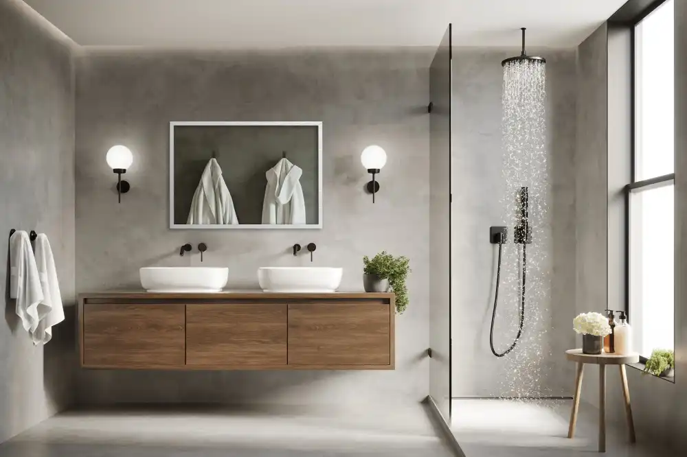 Obdĺžnikové zrkadlo ozdobné s bielym rámom