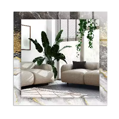 Obdĺžnikové ozdobné zrkadlo Abstraktné mramorové žily