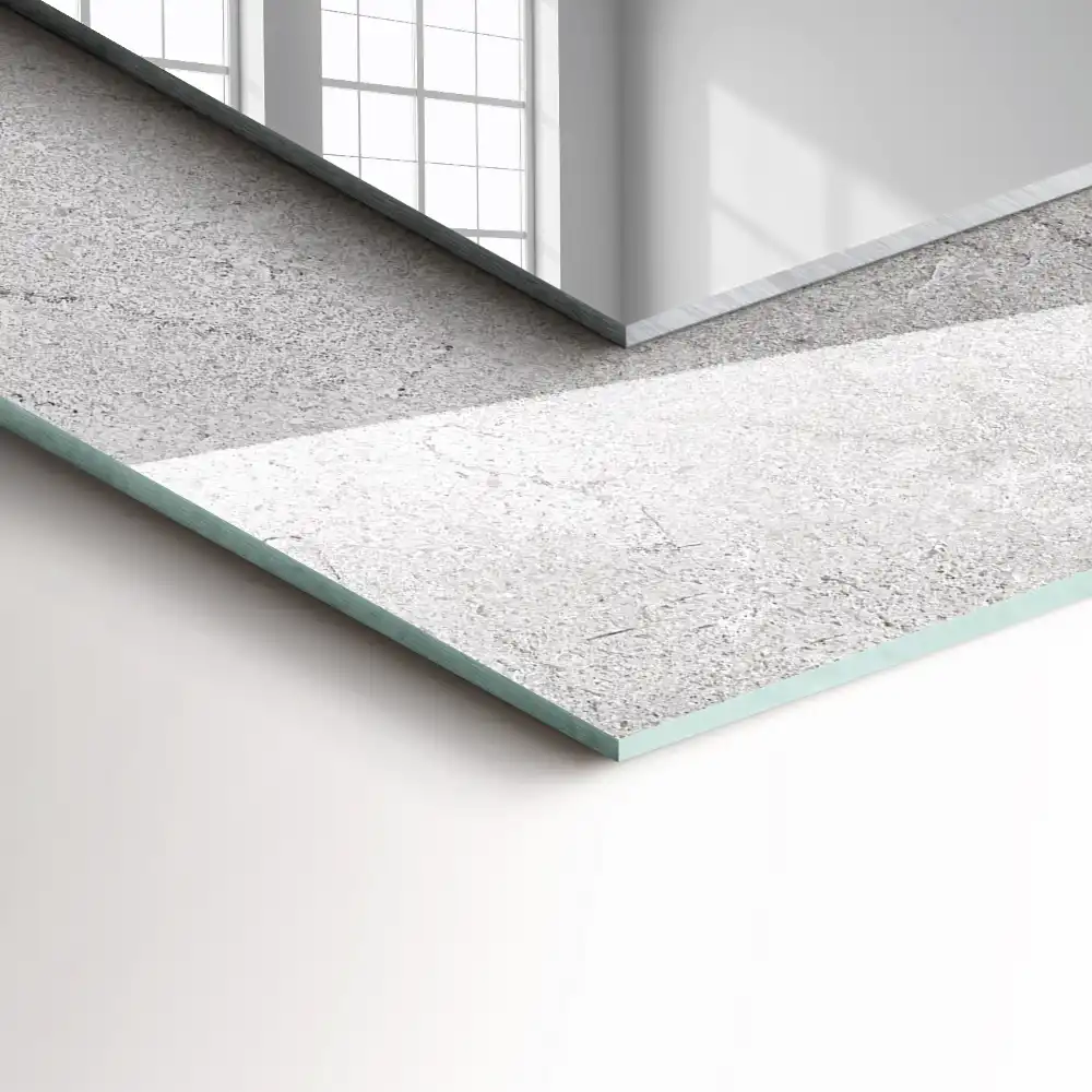 Obdĺžnikové dekoračné zrkadlo Popraskaný betónový povrch