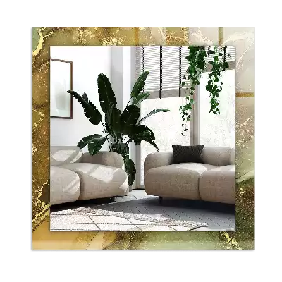 Obdĺžnikové dekoračné zrkadlo Abstraktné umenie