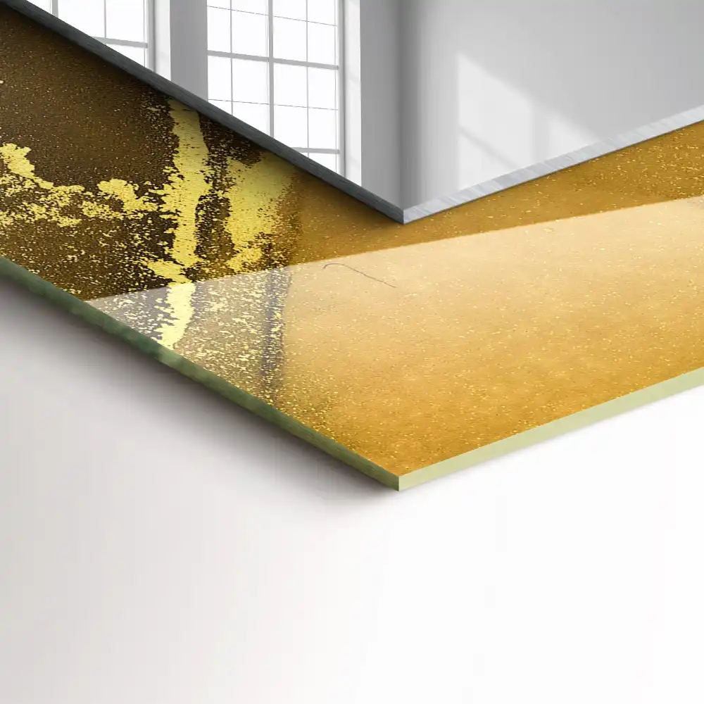 Obdĺžnikové dekoračné zrkadlo Abstraktné umenie