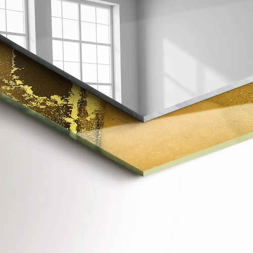 Obdĺžnikové dekoračné zrkadlo Abstraktné umenie