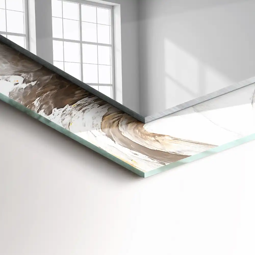 Obdĺžnikové ozdobné zrkadlo Abstraktný mramorový vzor