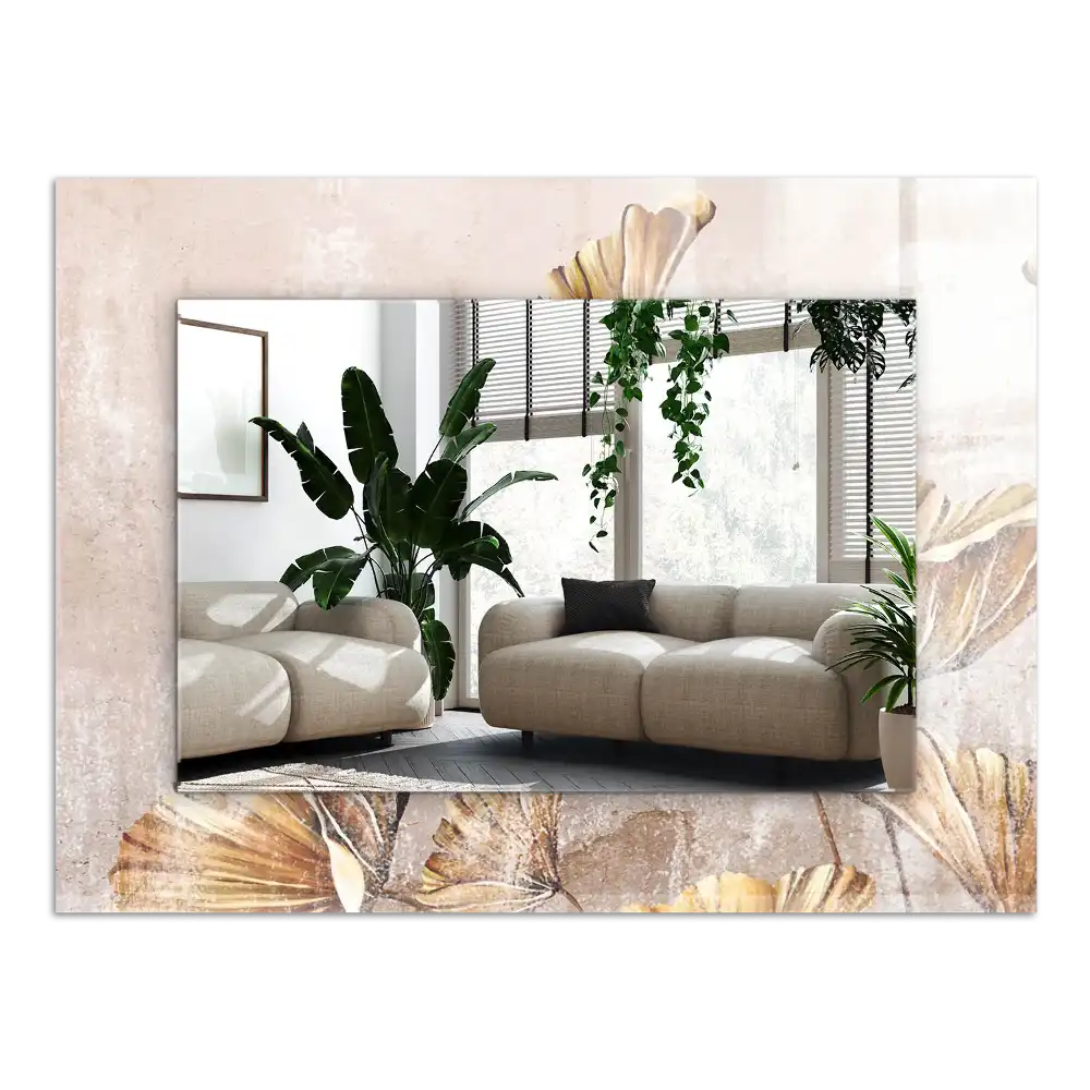 Obdĺžnikové zrkadlo s motívom Vintage kvety