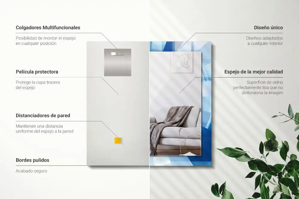 Obdĺžnikové ozdobné zrkadlo Abstraktný tunel