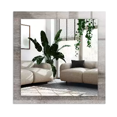 Obdĺžnikové ozdobné zrkadlo Textúra drevenej dosky