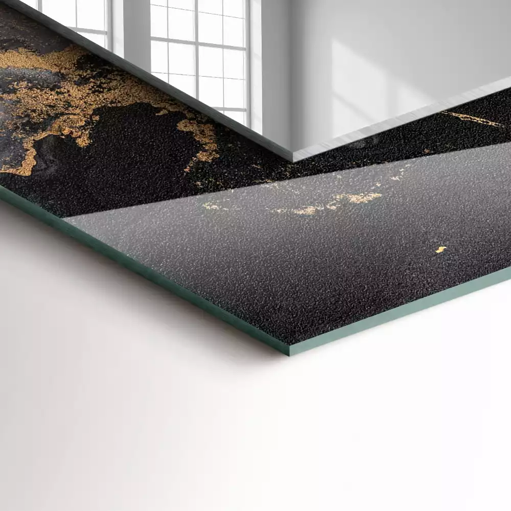 Obdĺžnikové dekoračné zrkadlo Abstraktné moderné umenie