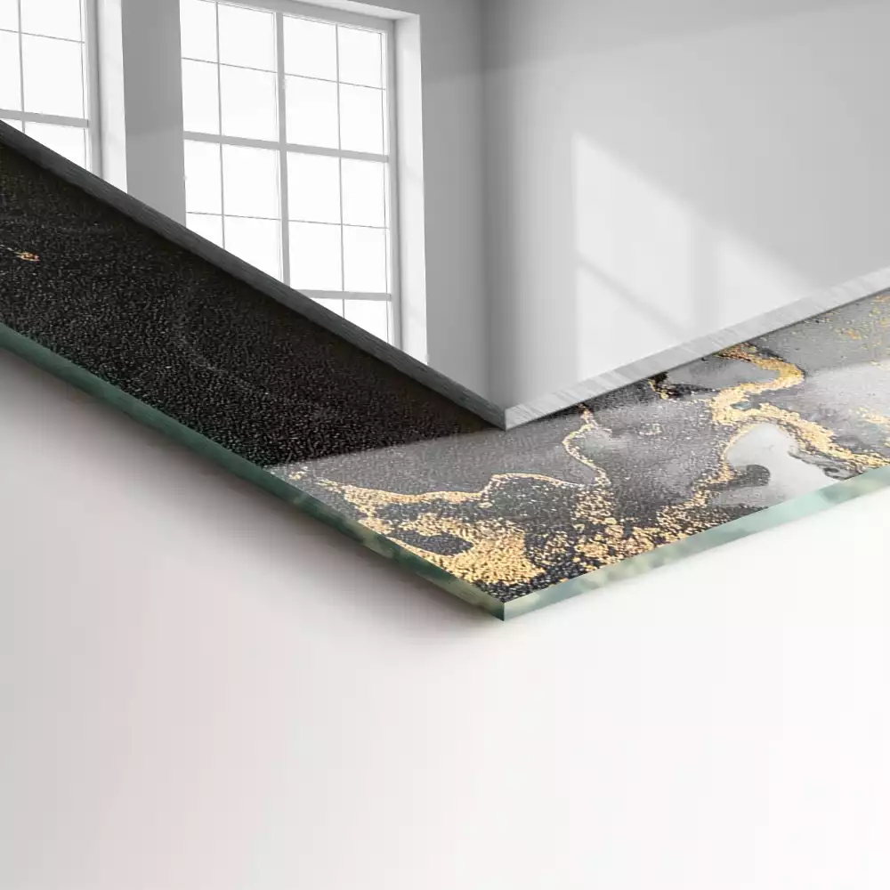 Obdĺžnikové dekoračné zrkadlo Abstraktné moderné umenie