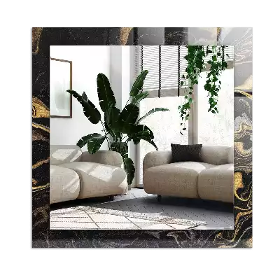 Obdĺžnikové dekoračné zrkadlo Abstraktný mramorový vzor