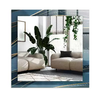 Obdĺžnikové ozdobné zrkadlo Abstraktné čiary