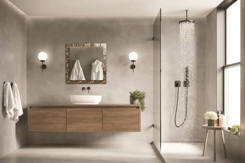 Obdĺžnikové ozdobné zrkadlo Líška a sova