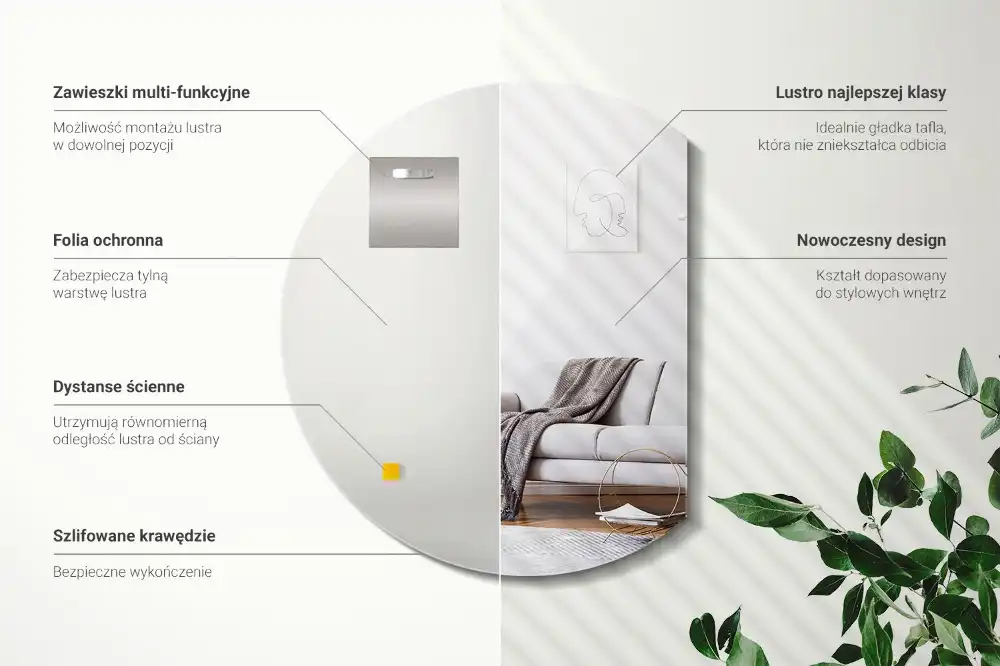 Zrkadlo s vyrezanou stranou originálne príslušenstvo