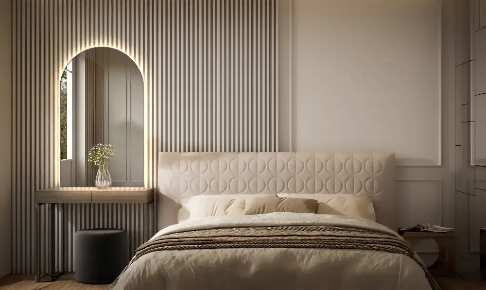 Zaoblené zrkadlo s LED osvetlením