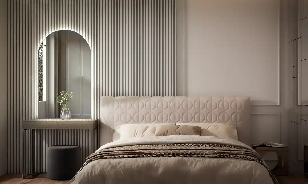 Zaoblené zrkadlo s LED osvetlením