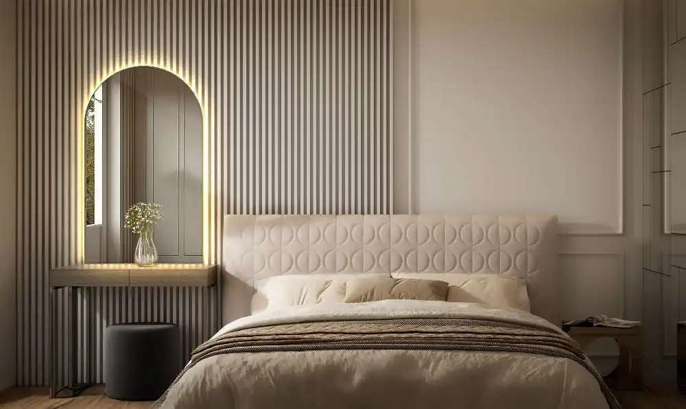 Zaoblené zrkadlo s LED osvetlením