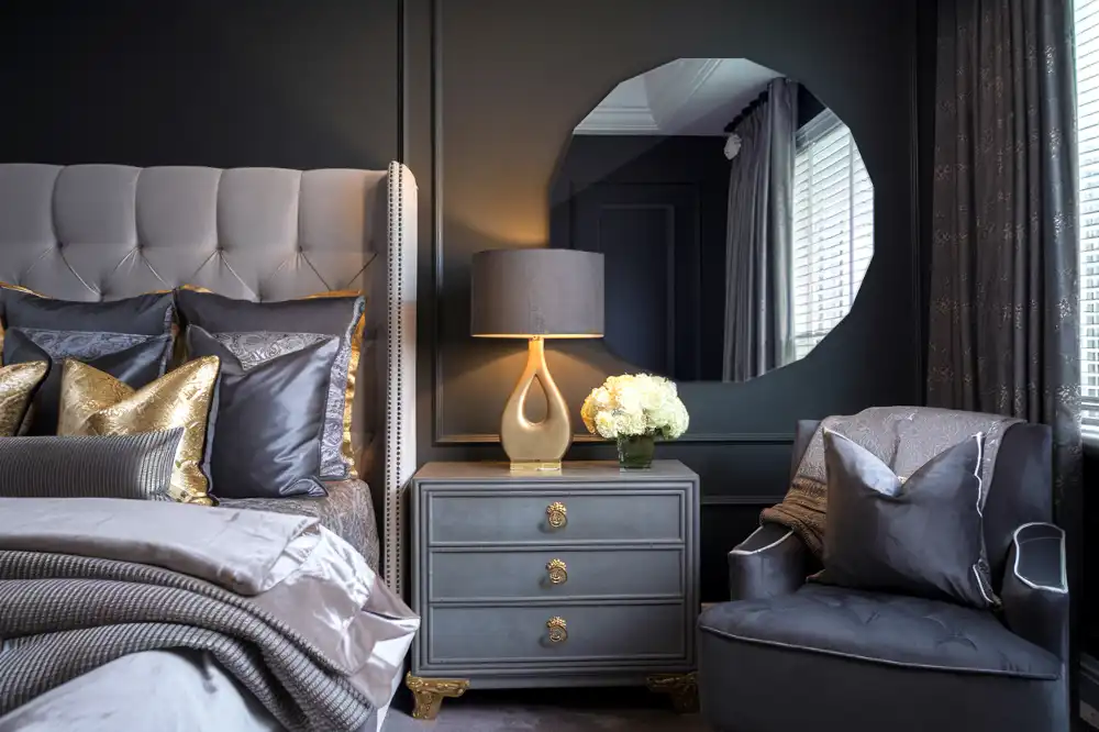 Geometrické zrkadlo originálny dizajn