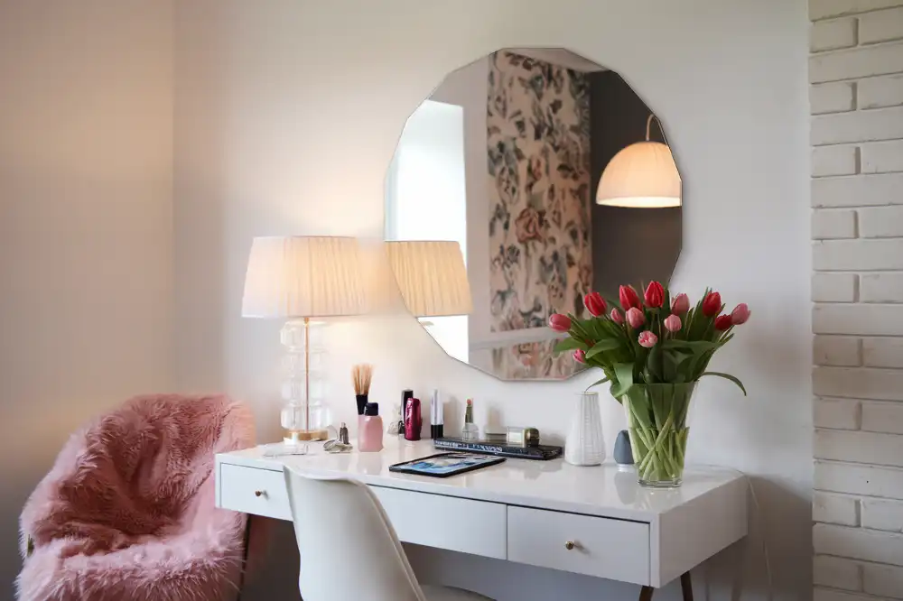 Geometrické zrkadlo originálny dizajn