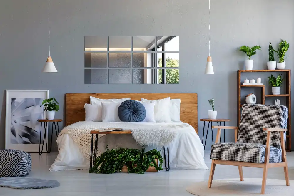 Zrkadlové kachličky obdĺžnikové samolepiace