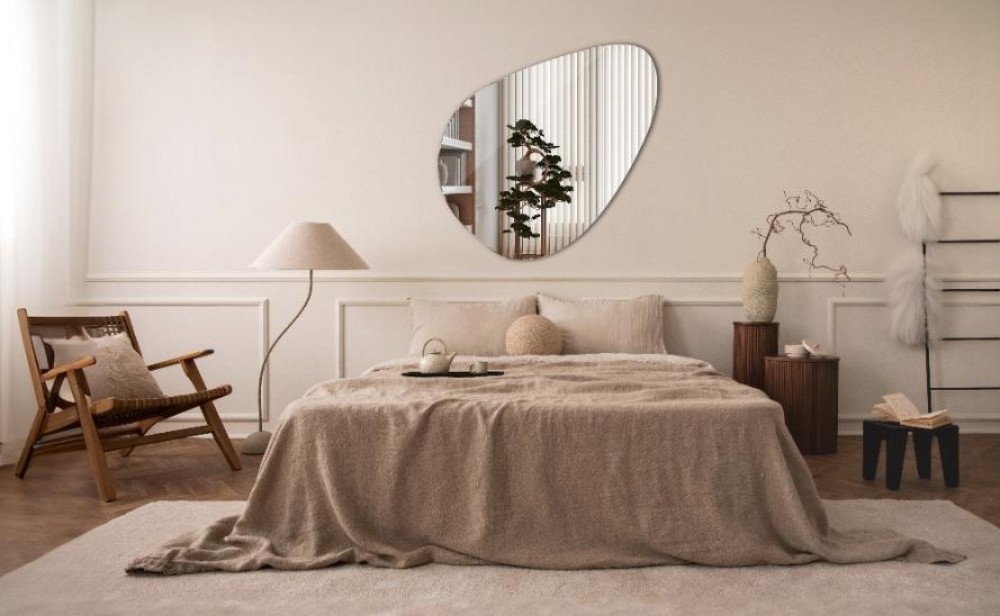 Zrkadlo na optické zväčšenie malých miestností - dizajnové triky