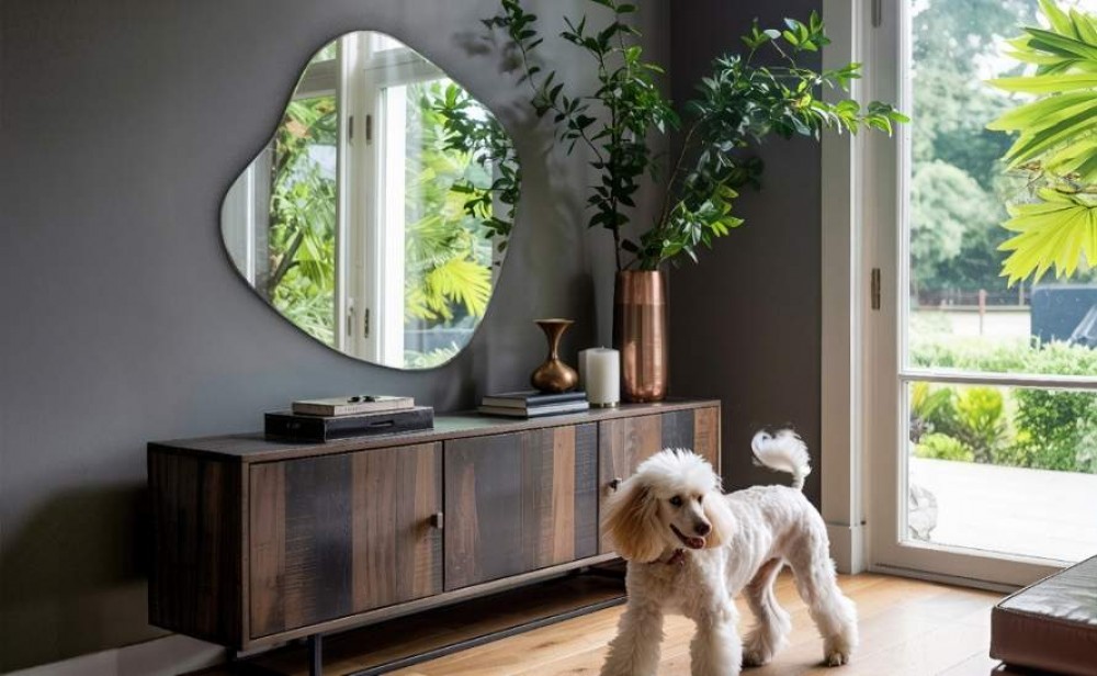 Zrkadlo nad komodou v predsieni - ako ho vybrať?